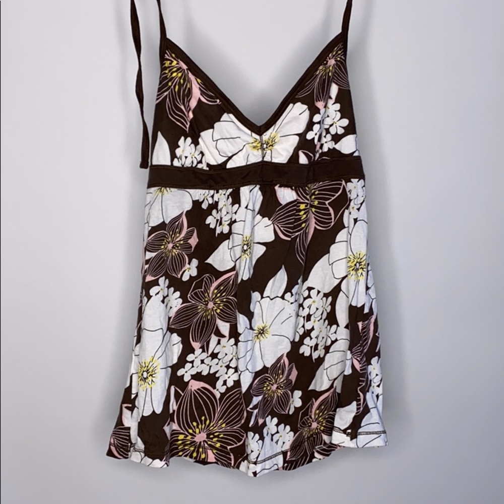 Floral hollister cami